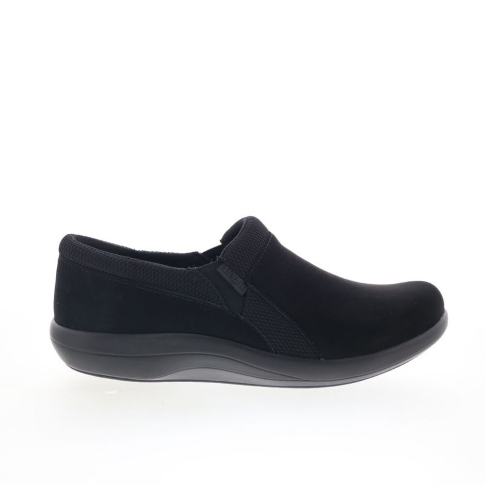 Alegria Black Slip-On Comfort Sneakers
